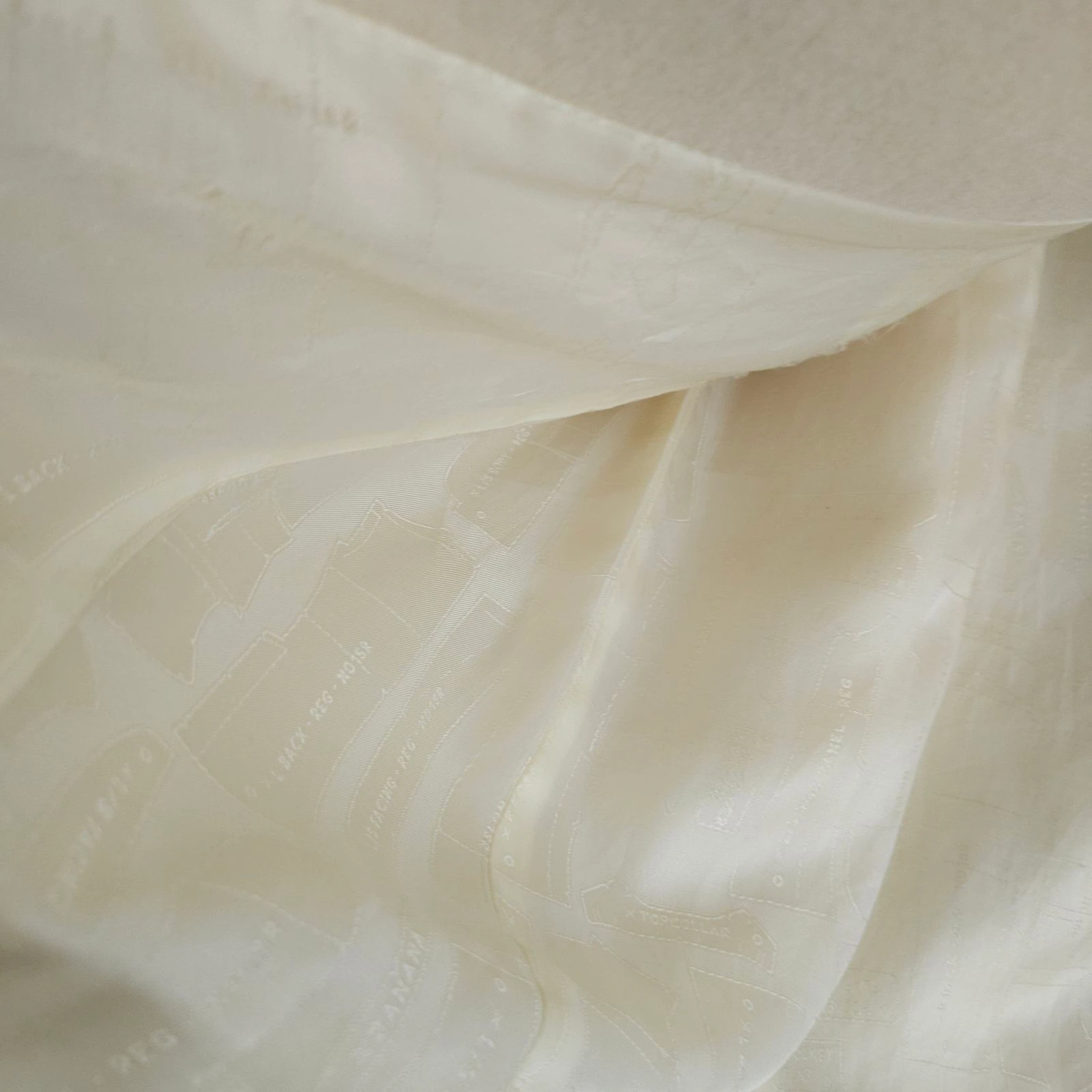 Loredana Del Monte 100% mérinos casaco creme longo – photo 8